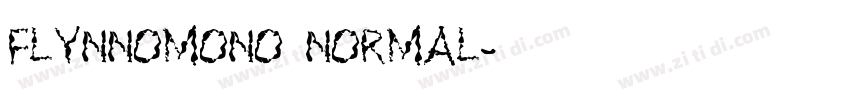 flynnomono normal字体转换